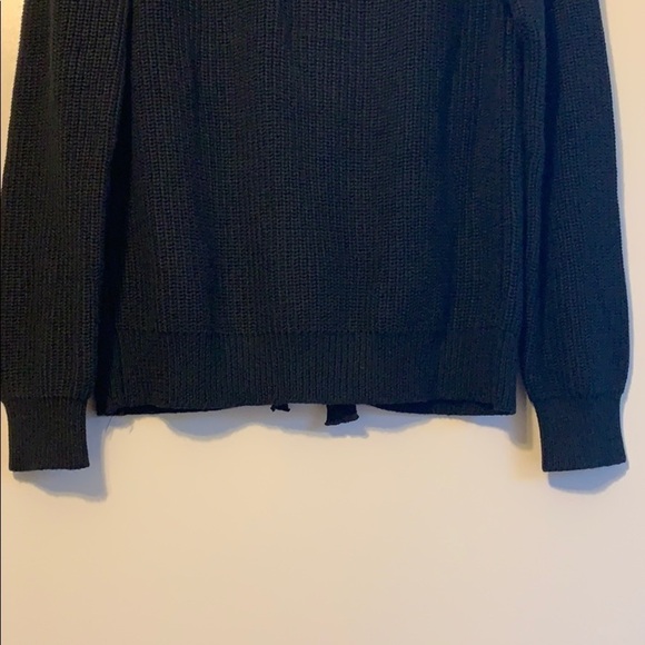 English Factory Knit Pullover,Back Bow Ties,BlackM - Picture 5 of 13